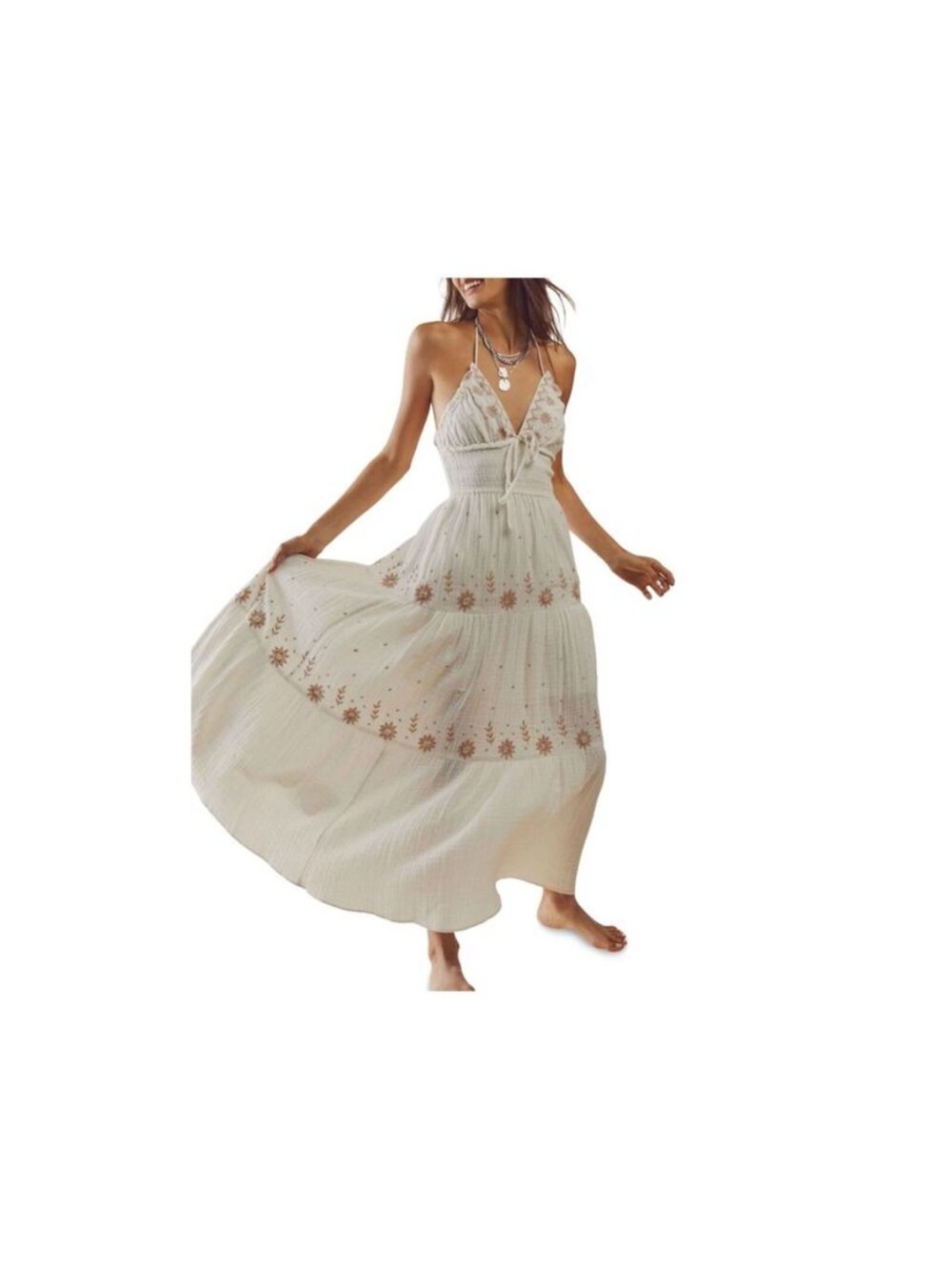 Free People Real Love Embroidered Maxi Dress - Picture 3 of 8